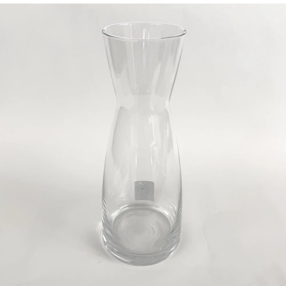 Bormioli Rocco Ypsilon Italian Clear Glass Carafe Decanter 36.5 oz Made in Italy
